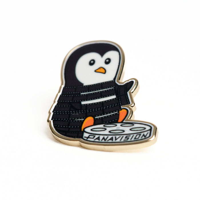 PENGUIN WITH FILM PIN BADGE