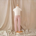 Petit Playa Petal Legging in Gingham print, sun-safe UPF50+ swimwear for babies and girls — image 2