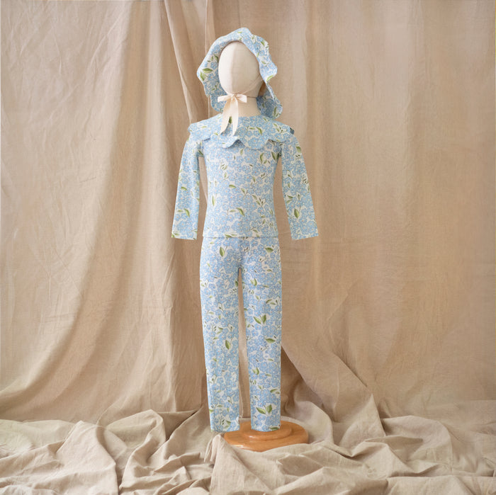 Petit Playa Petal Legging in Hydrangea print, sun-safe UPF50+ swimwear for babies and girls — image 6