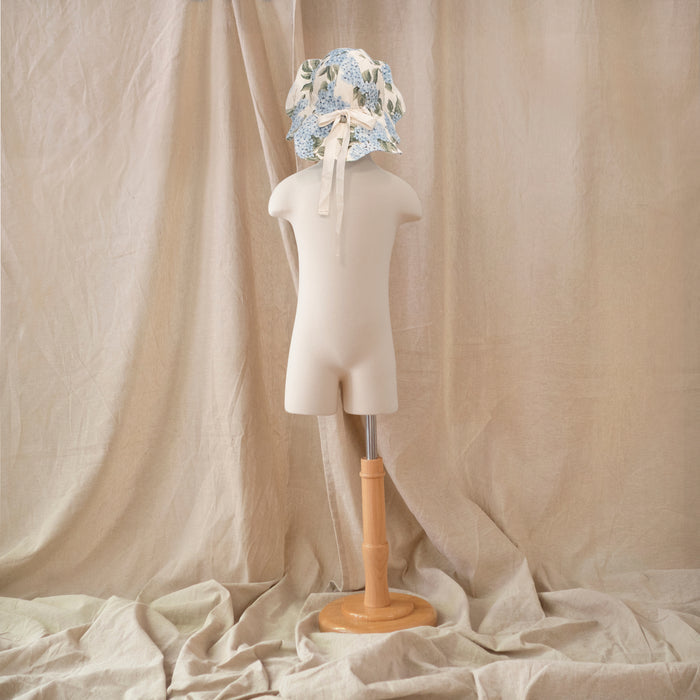 Petit Playa Petal Sun Hat in Bloom print, sun-safe UPF50+ sun hat for babies and girls — image 3