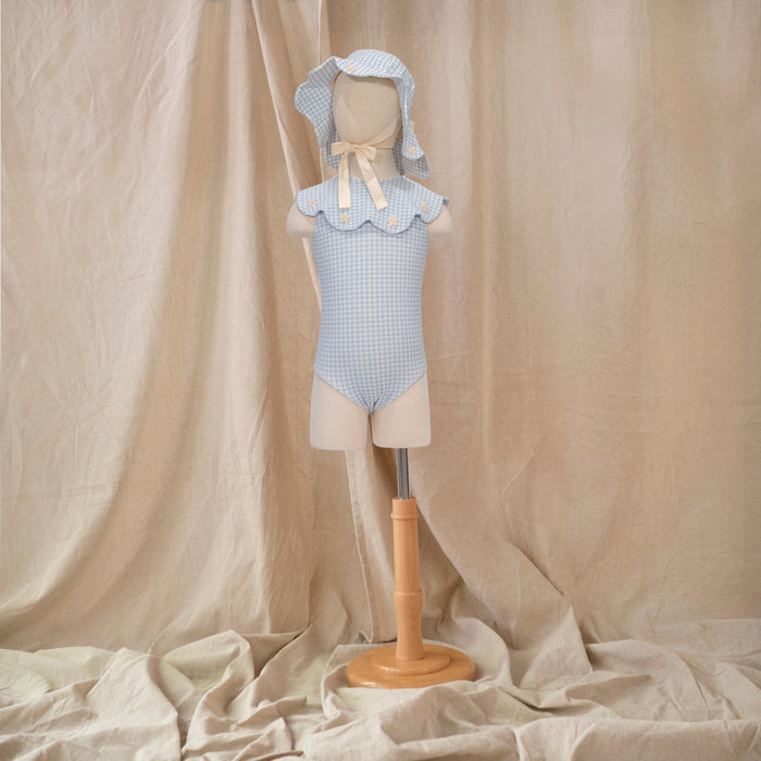 Petit Playa Petal Swimsuit in Dorothy print, sun-safe UPF50+ swimwear for babies and girls — image 2