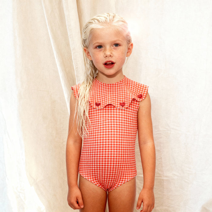 Petit Playa Petal Swimsuit in Lover print, sun-safe UPF50+ swimwear for babies and girls — image 5