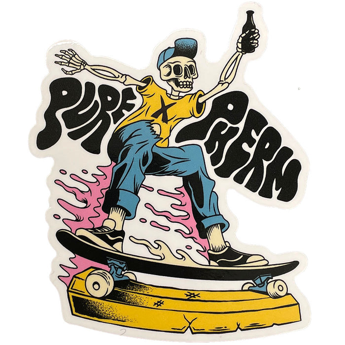 Pherm X Pure Slappy Sticker pure boardshop