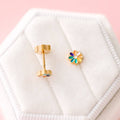 Pierced Co - Rainbow Tiny Daisies