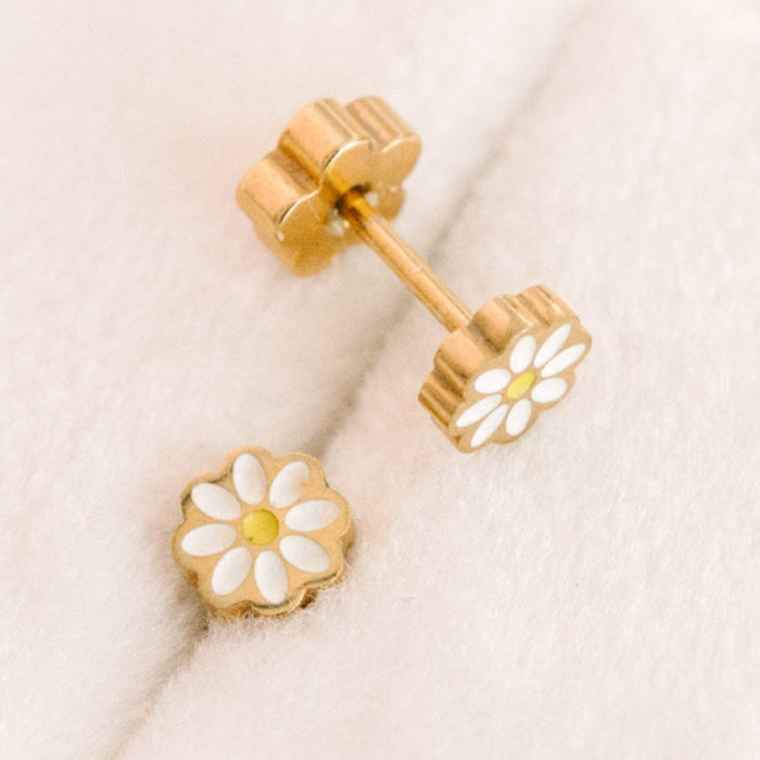 Pierced Co - White Tiny Daisy