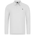 Organic Polo Longsleeve M - blanc arctique 011