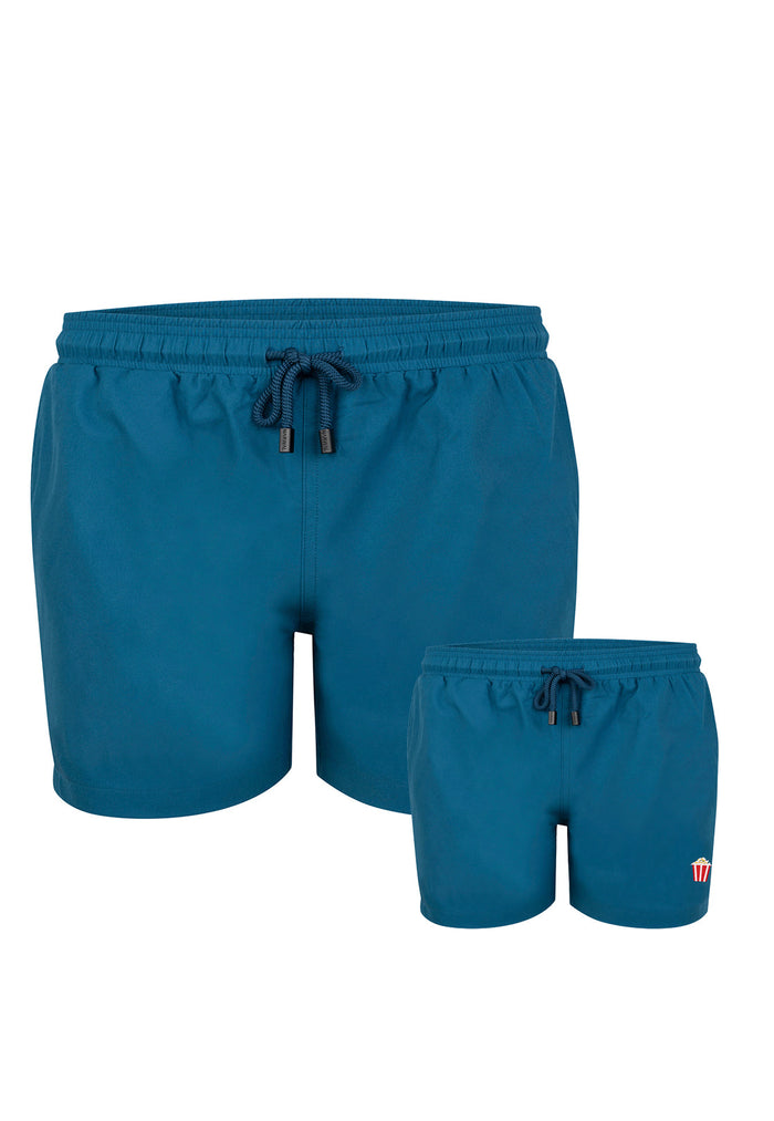 Popcorn Coco Father & Son Swim Trunks