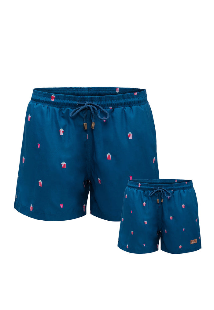 Popcorn Father & Son Swim Trunks