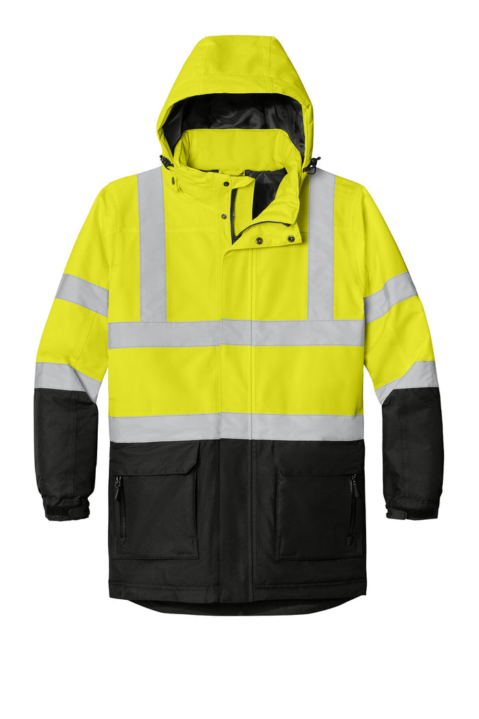 Port Authority® ANSI 107 Class 3 Safety Heavyweight Parka | J799S - The Lemon Print & Design Studio