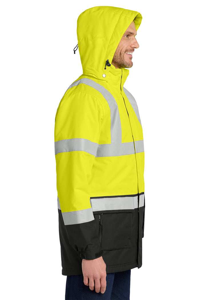 Port Authority® ANSI 107 Class 3 Safety Heavyweight Parka | J799S - The Lemon Print & Design Studio