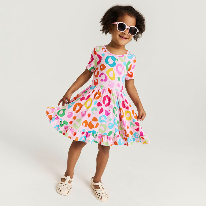Posh Peanut Ruffled Twirl Dress - Luella