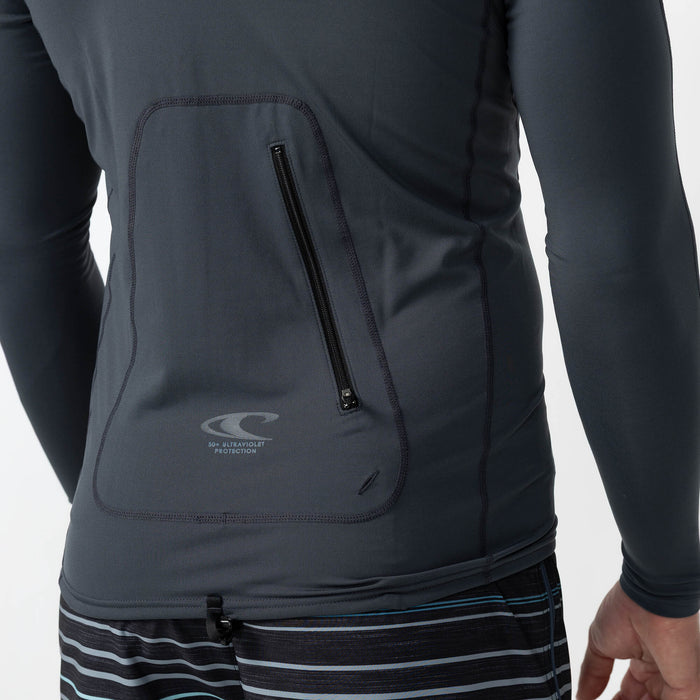 Premium Skins O'Zone Hooded Rash Vest - Graphite