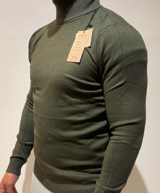 Pull Col Roulé Texturé