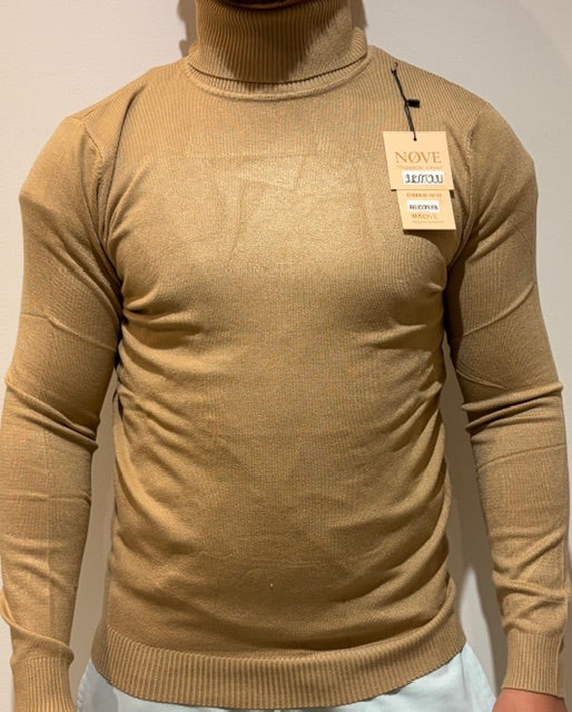 Pull Col Roulé Texturé