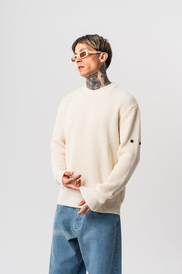 Pull écru