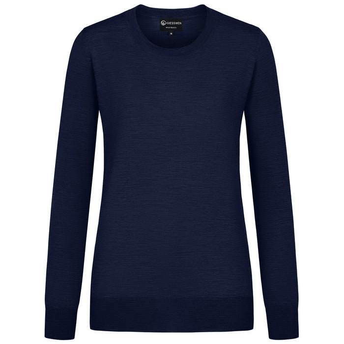 Giesswein Crew Neck cotton Women - bleu océan 540