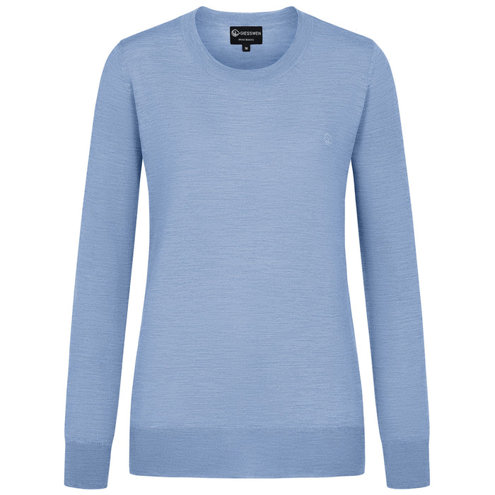 Giesswein Crew Neck cotton Women - ciel bleu 519