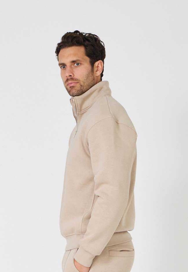 Pull Zippé Molletonné Chic & Sport