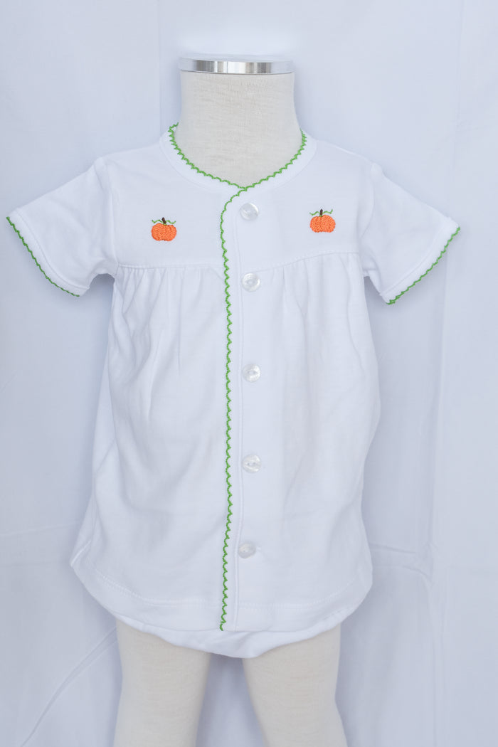 Pumpkin Patch Pinpoint Layette Knit Set