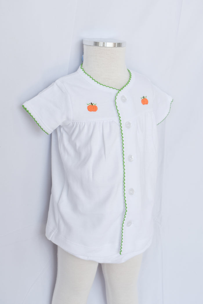 Pumpkin Patch Pinpoint Layette Knit Set