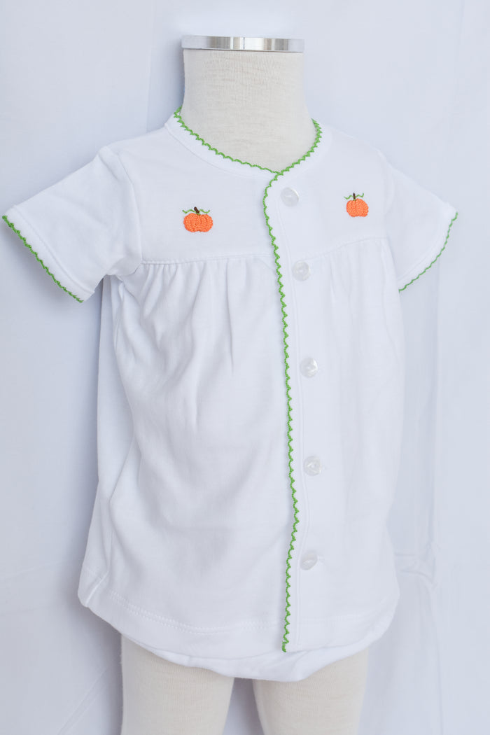 Pumpkin Patch Pinpoint Layette Knit Set