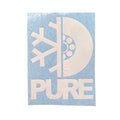 Pure FW Stacked Die Cut Sticker - Pure Boardshop