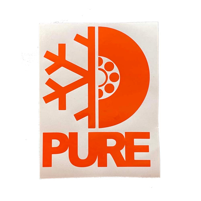 Pure FW Stacked Die Cut Sticker - Pure Boardshop