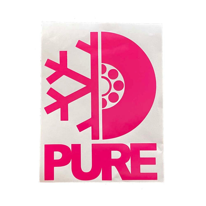 Pure FW Stacked Die Cut Sticker - Pure Boardshop