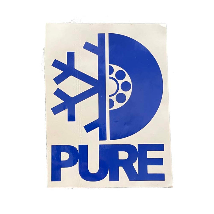 Pure FW Stacked Die Cut Sticker - Pure Boardshop