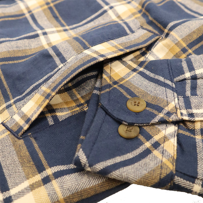 Pure Hartt Flannel Shirt Jacket navy pure boardshop