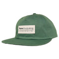 Pure UD Boardshop Leather Strapback Hat Washed Green Pure Boardshop