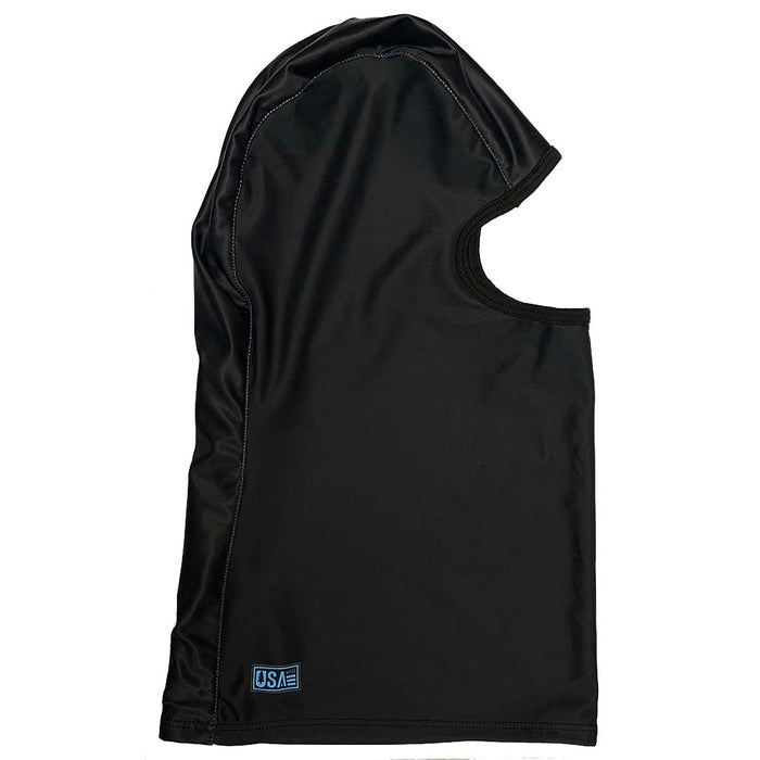 Pure X Black Strap Sock Hood Snow Balaclava Block Black Pure Boardshop