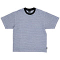 Quasi Phulx Knit Striped T-Shirt Blue Pure Boardshop