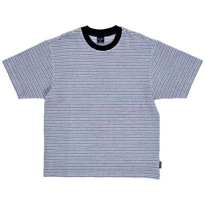 Quasi Phulx Knit Striped T-Shirt Blue Pure Boardshop