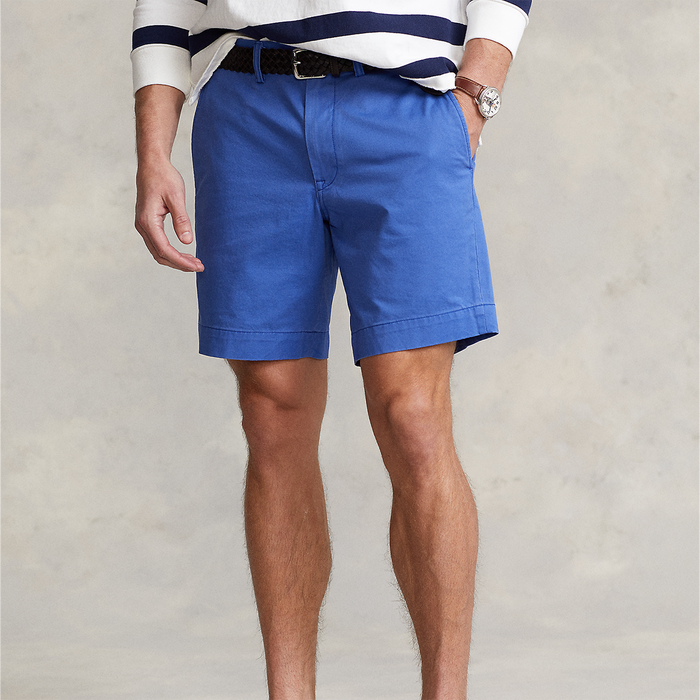 Ralph Lauren - Straight Fit Bedford Short in Blue - Nigel Clare