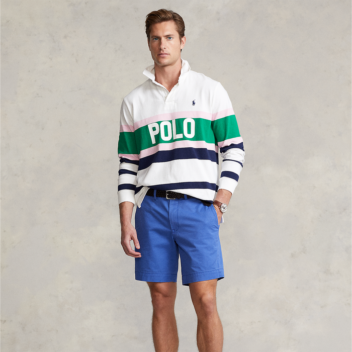 Ralph Lauren - Straight Fit Bedford Short in Blue - Nigel Clare