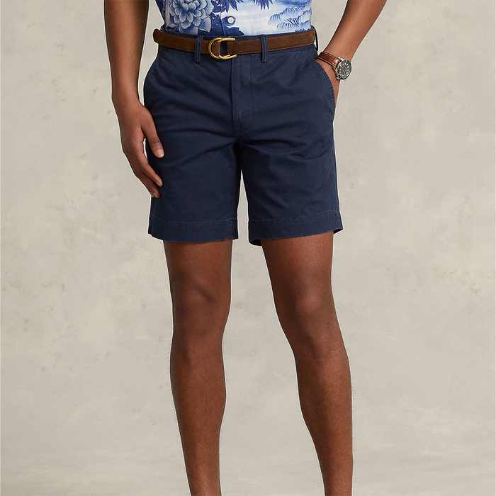 Ralph Lauren - Straight Fit Bedford Short in Navy - Nigel Clare