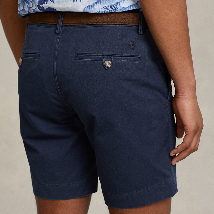 Ralph Lauren - Straight Fit Bedford Short in Navy - Nigel Clare