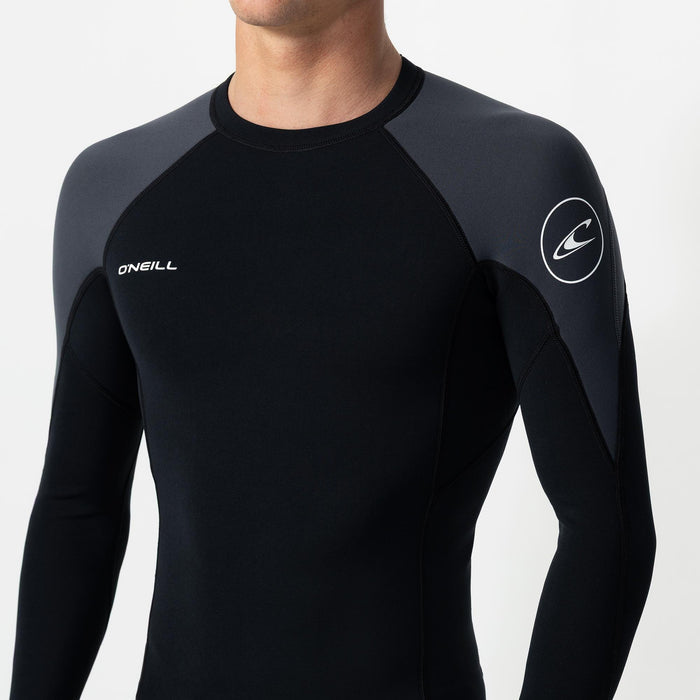 Reactor 1.5mm Long Sleeve Wetsuit Jacket - Black Gunmetal