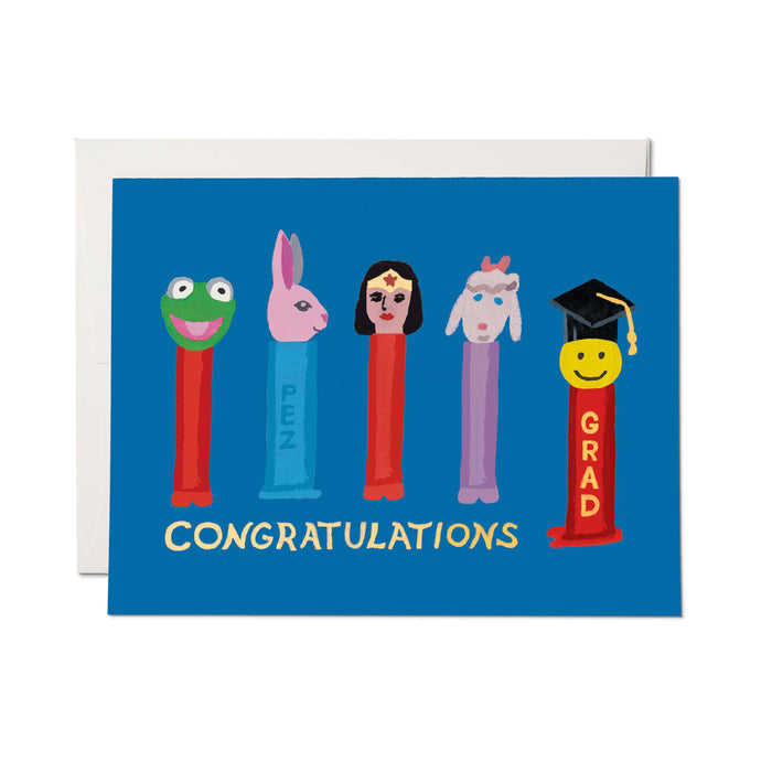 Red Cap Cards Greeting Card - Happy Grad