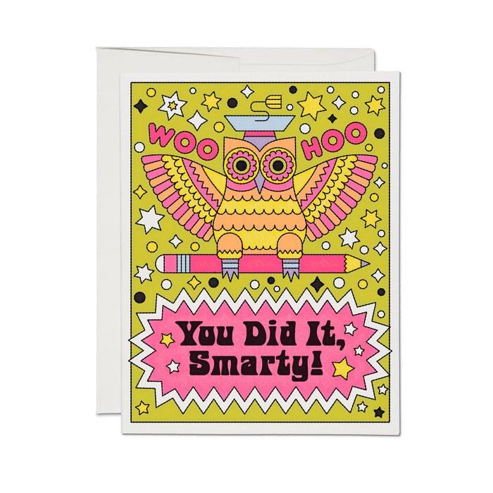 Red Cap Cards Greeting Card - Woo Hoo
