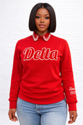 Red Delta Since 1913 Chenille Sweatshirt