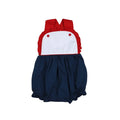 Red n Blue Girl's Sunsuit
