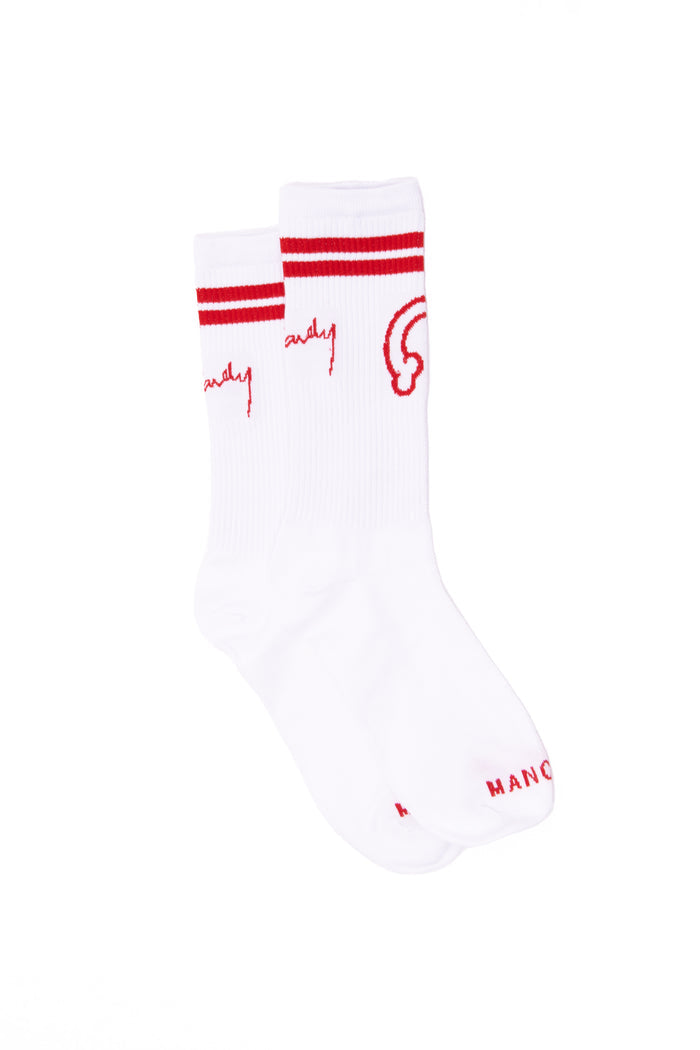 Red Ringer Socks
