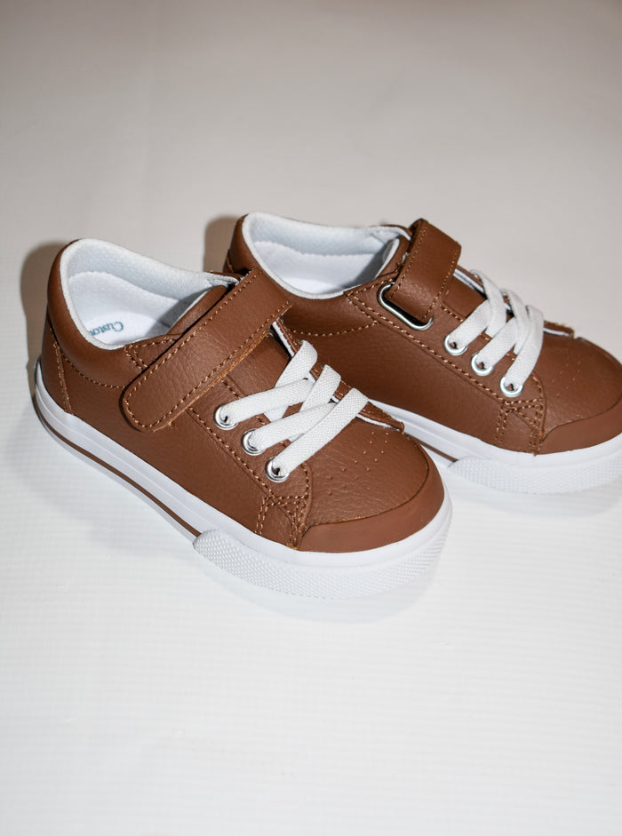 Reese Brown Leather Sneaker