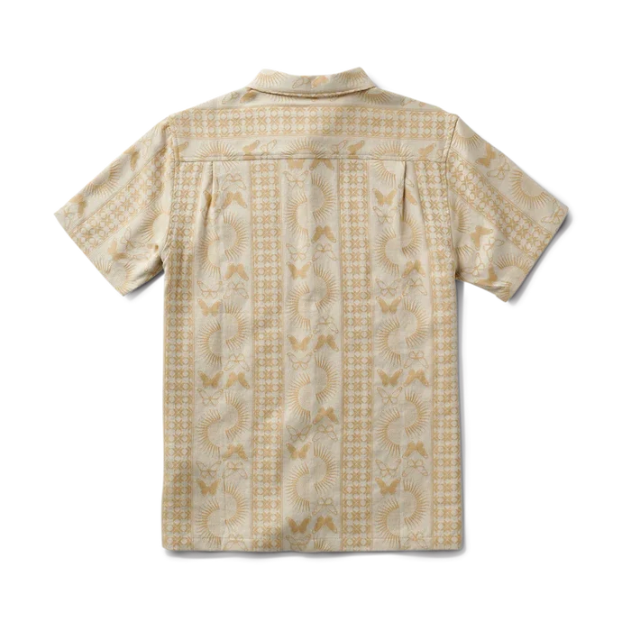 Roark Gonzo Shortsleeve Button Up Shirt Sand Pure Boardshop