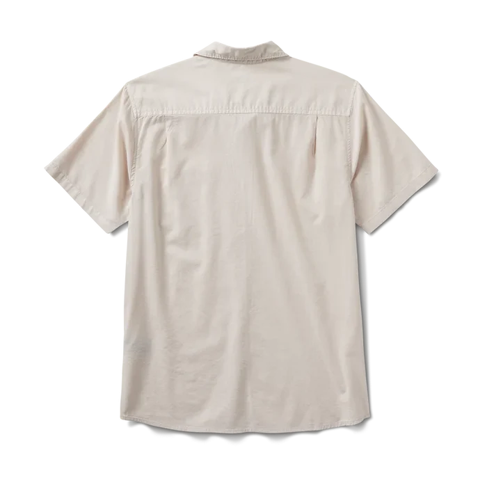 Roark Made to Fade Shortsleeve Button Up Shirt Washed Bone Pure Boardshop