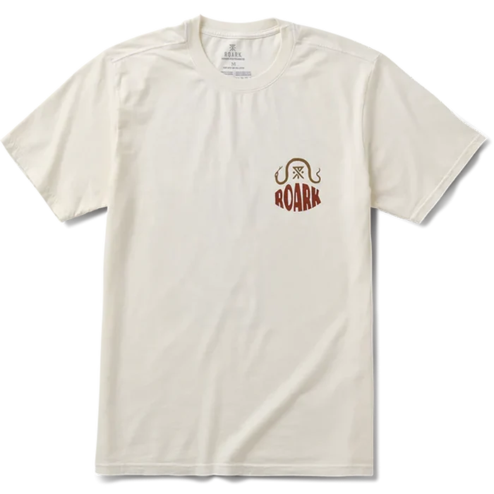 Roark Palm Snake Premium T-Shirt off white pure boardshop