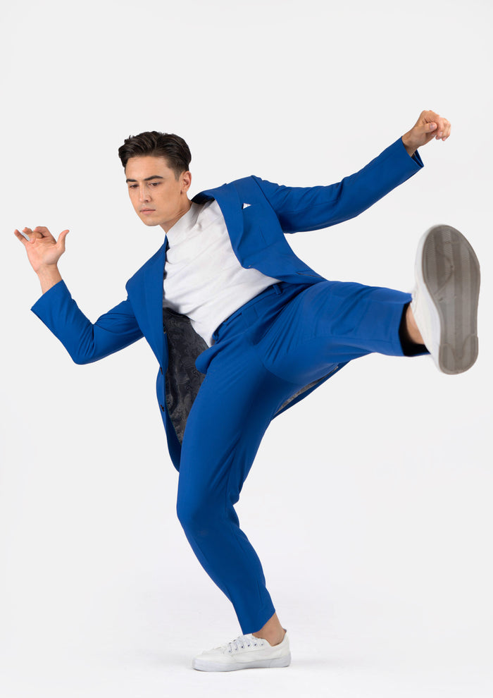 Royal Blue Stretch Suit