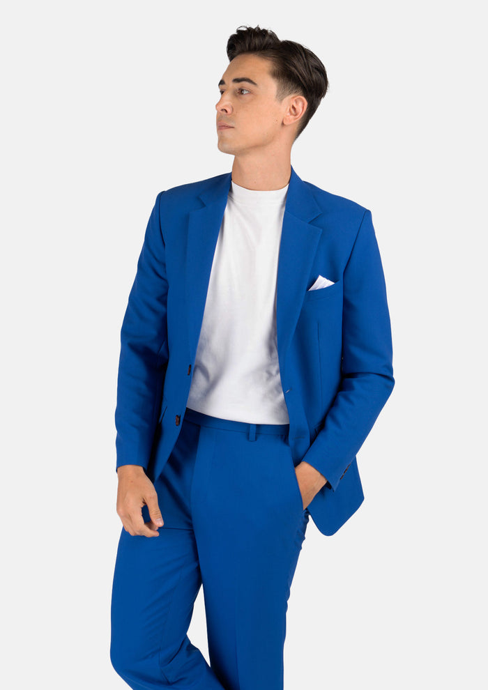 Royal Blue Stretch Suit